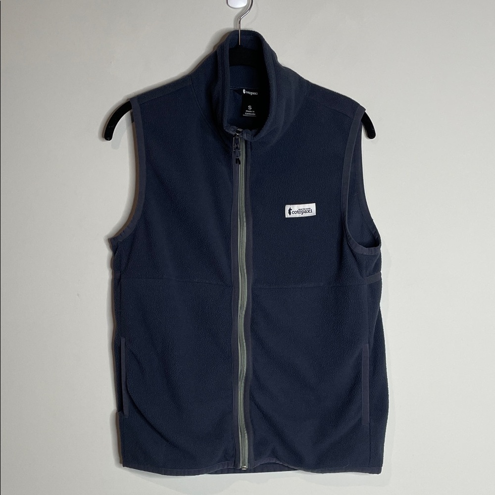 Cotopaxi | Men's Blue Amado Fleece Full Zip Vest Size Small